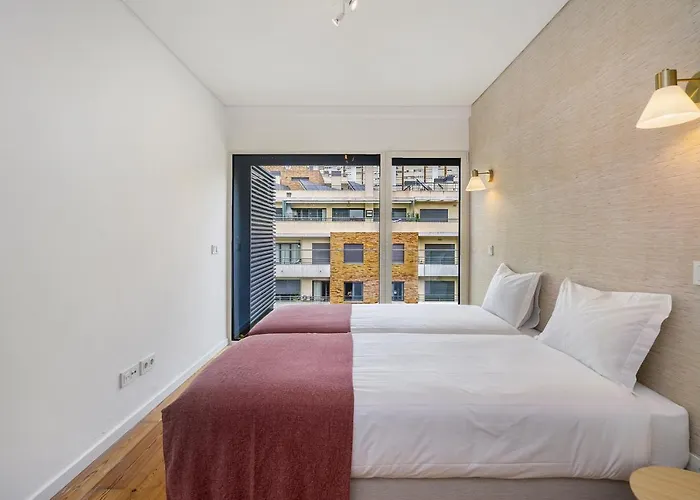 公寓 Whome Urban Retreat W/parking, Elevator & Ac By Benfica Stadium
