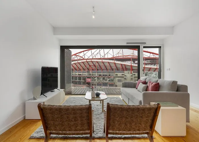 公寓 Whome Urban Retreat W/parking, Elevator & Ac By Benfica Stadium Lisboa